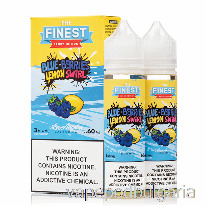 Vape Bulgaria Blueberry Lemon Swirl - Fist Sweet & Sour - 100ml 6mg